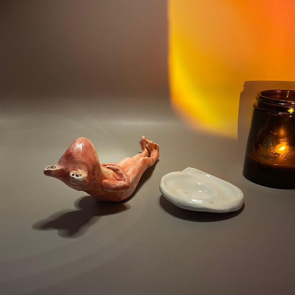 Frog incense holder CHILAU