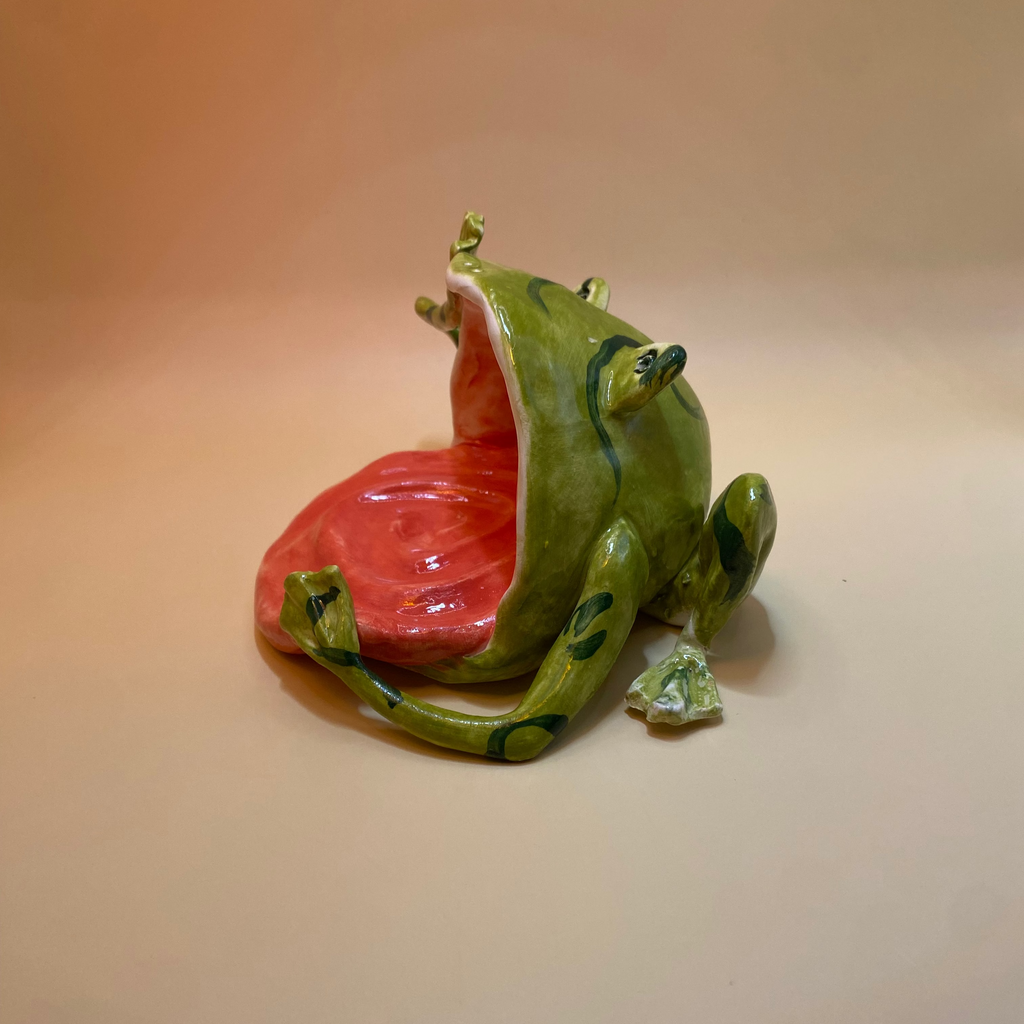 Frog catchall dish JUNGLE