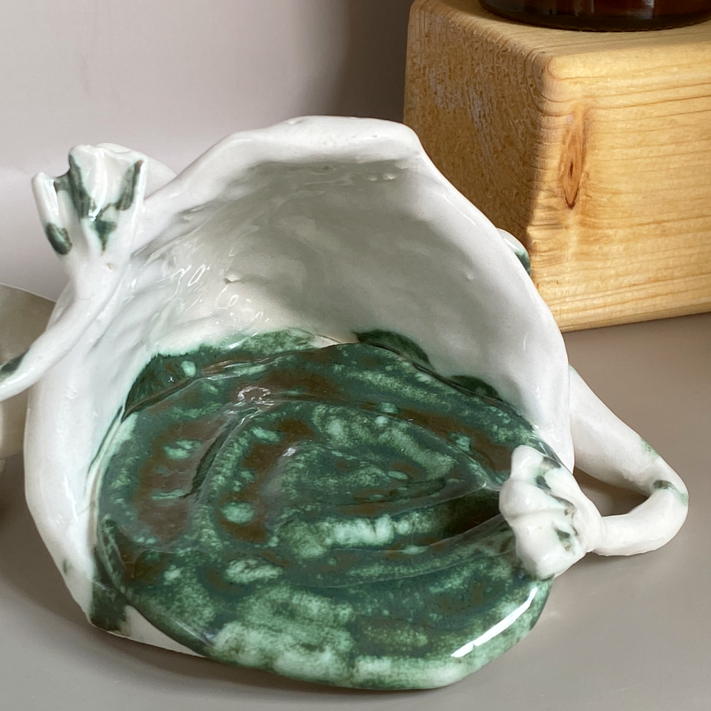 Frog catch-all dish MARBLE