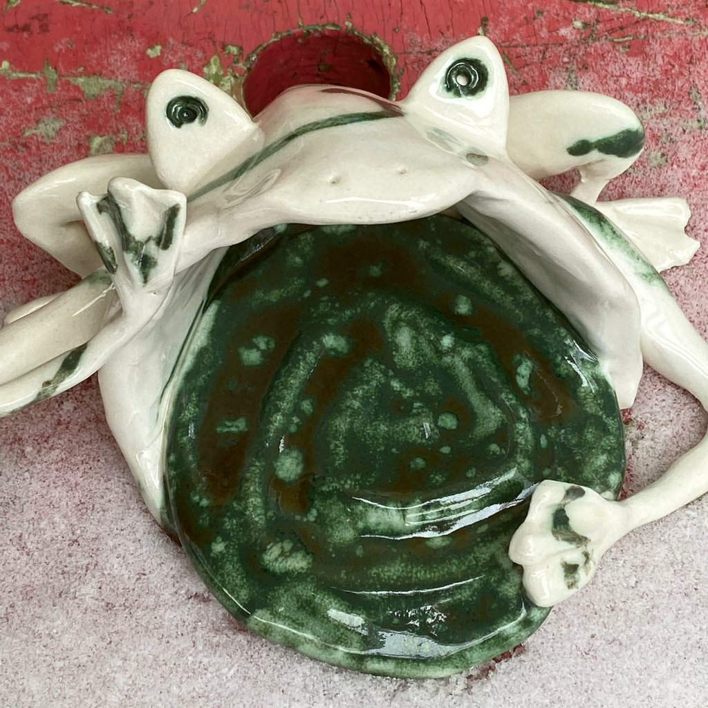 Frog catch-all dish MARBLE