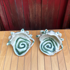 Frog catch-all dish MARBLE SPIRAL