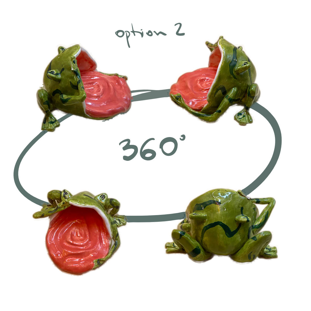 Frog catchall dish JUNGLE
