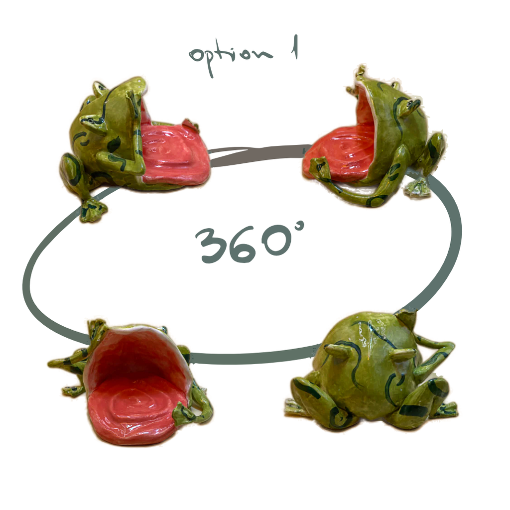 Frog catchall dish JUNGLE