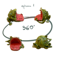 Frog catchall dish JUNGLE