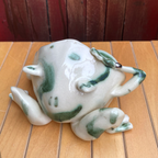 Frog catch-all dish MARBLE SPIRAL