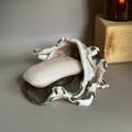 Frog catchall dish RUSTIC B&W
