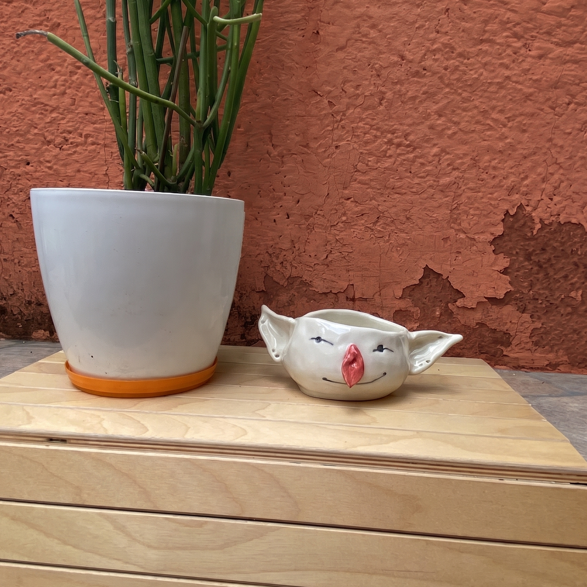 VAMPY WHITE small cup / trinket bowl