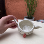 VAMPY WHITE small cup / trinket bowl