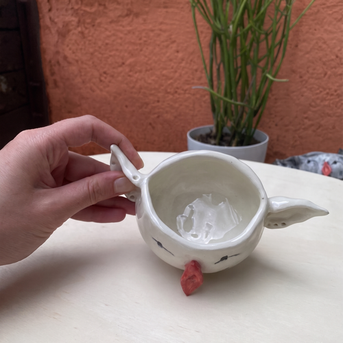 VAMPY WHITE small cup / trinket bowl